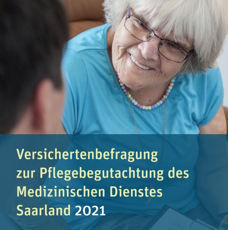 Hier geht es zum Bericht der Versichertenbefragung 2021 für den Medizinischen Dienst Saarland